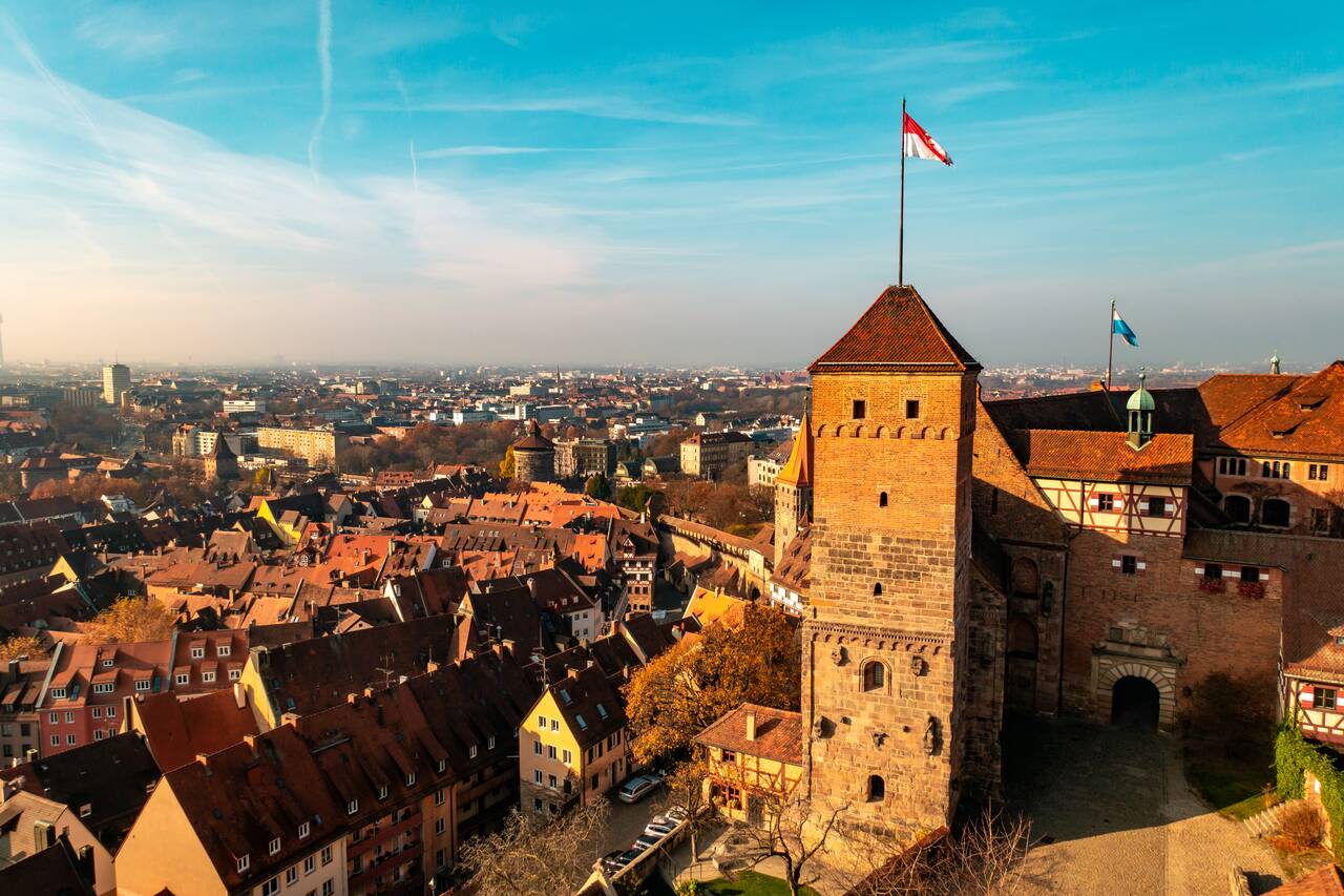 The imperial castle in Nuremberg