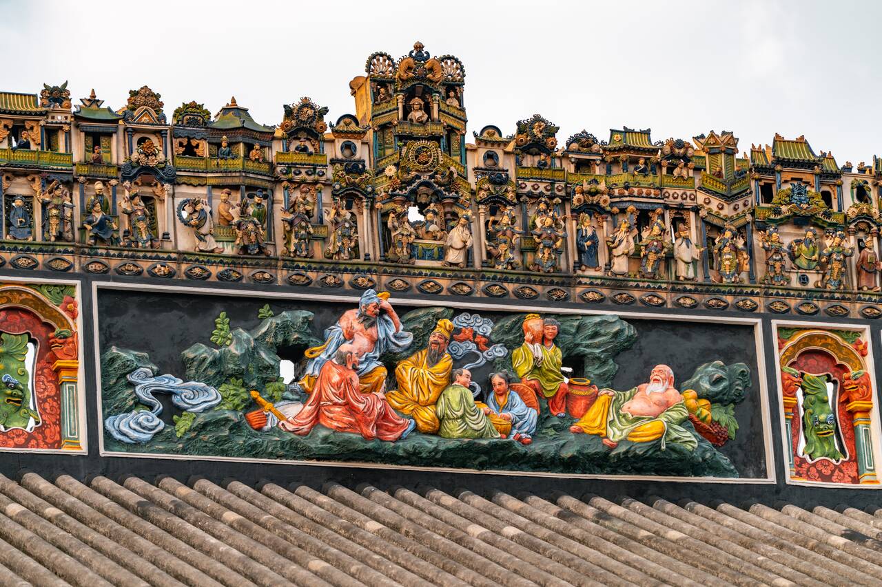 Sculptures at Clan Academy