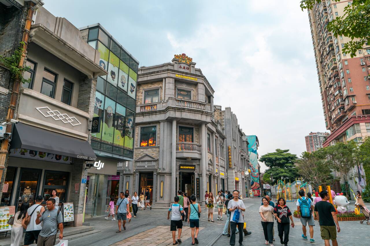 Old buildings at Yongqingfang