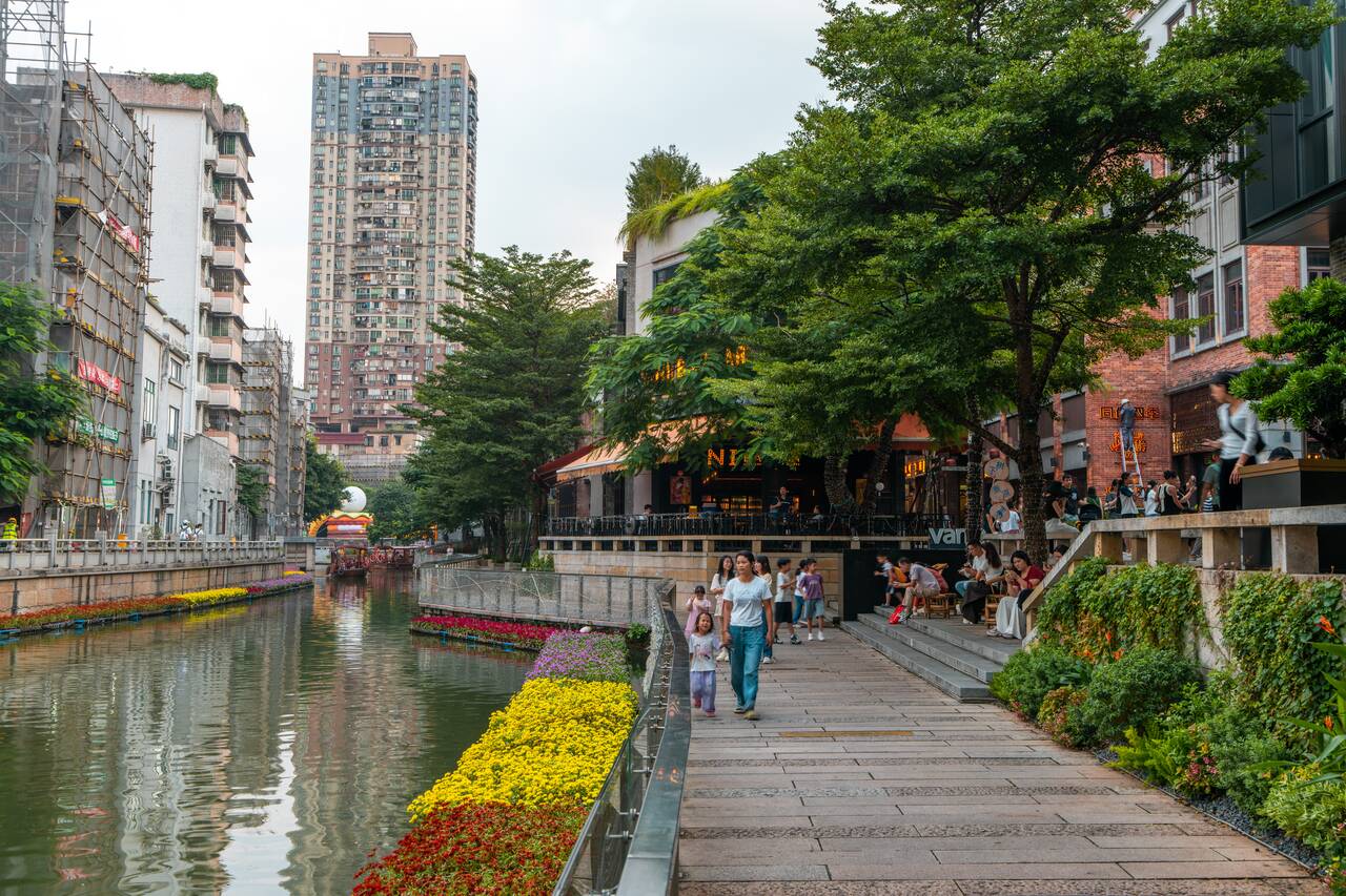 Riverside area Yongqingfang