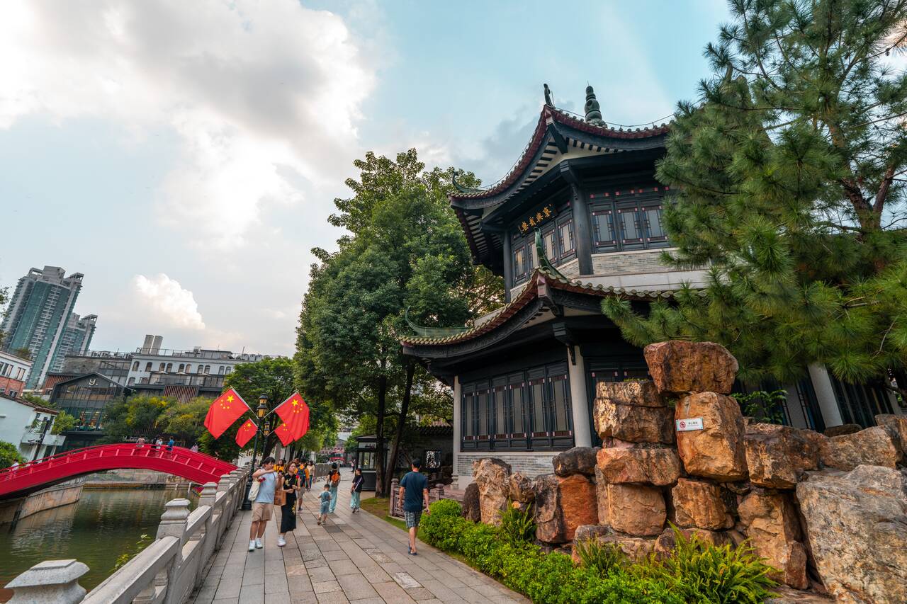 Old temples at Yongqingfang