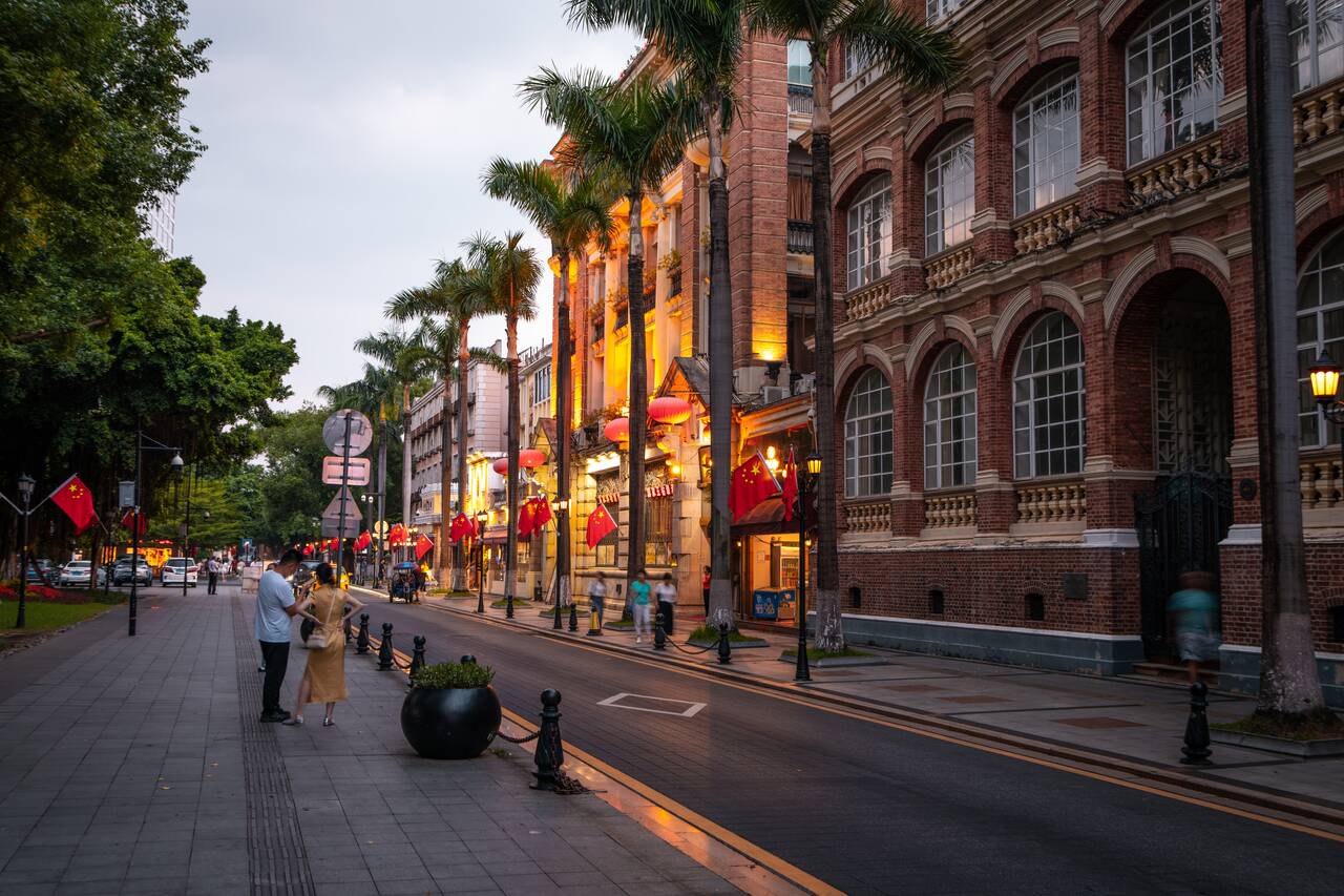 European buildings at Shamian Dao Island