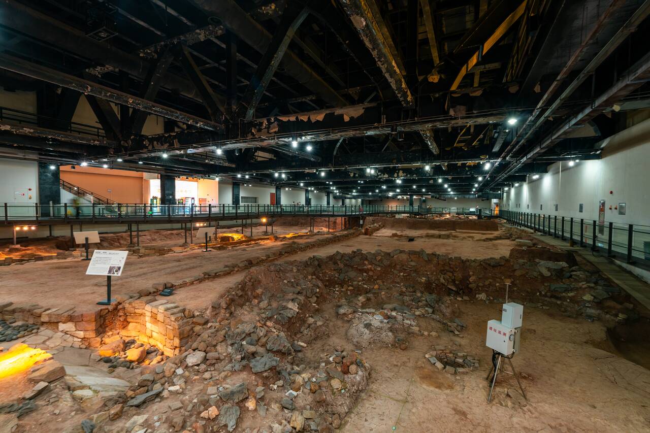 Walkways around Nanyue King Museum