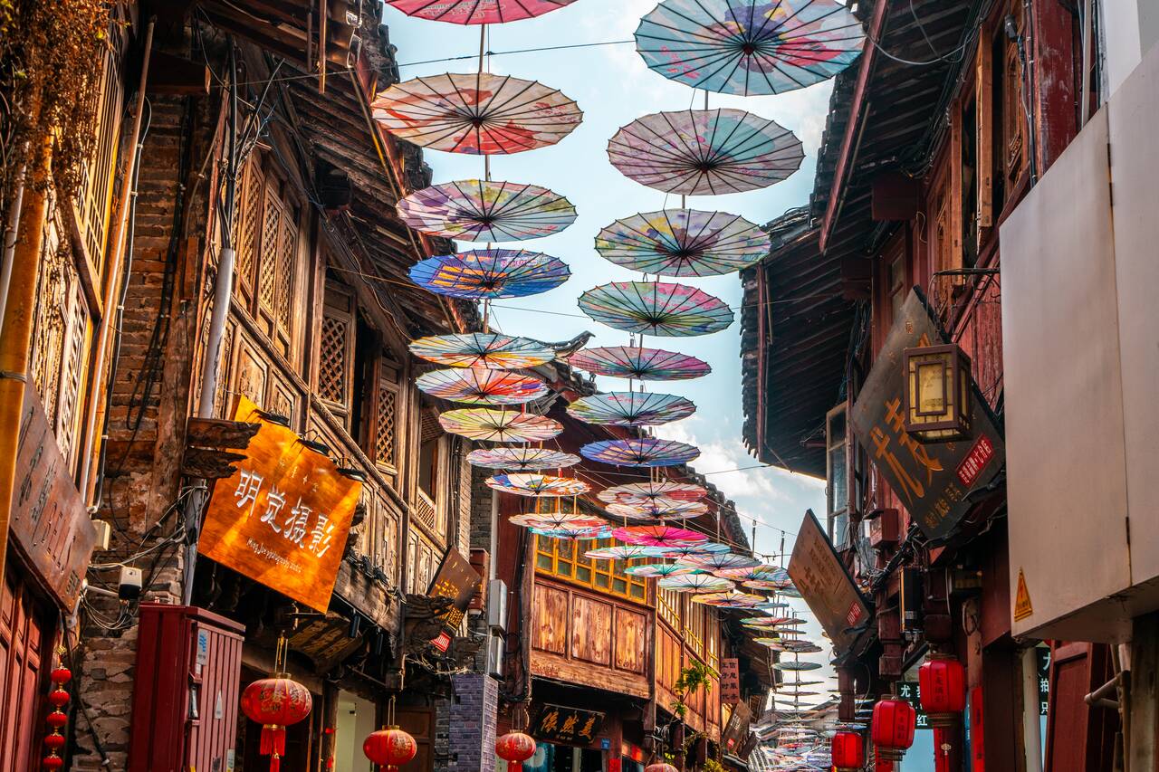 Lijiang old town decoration