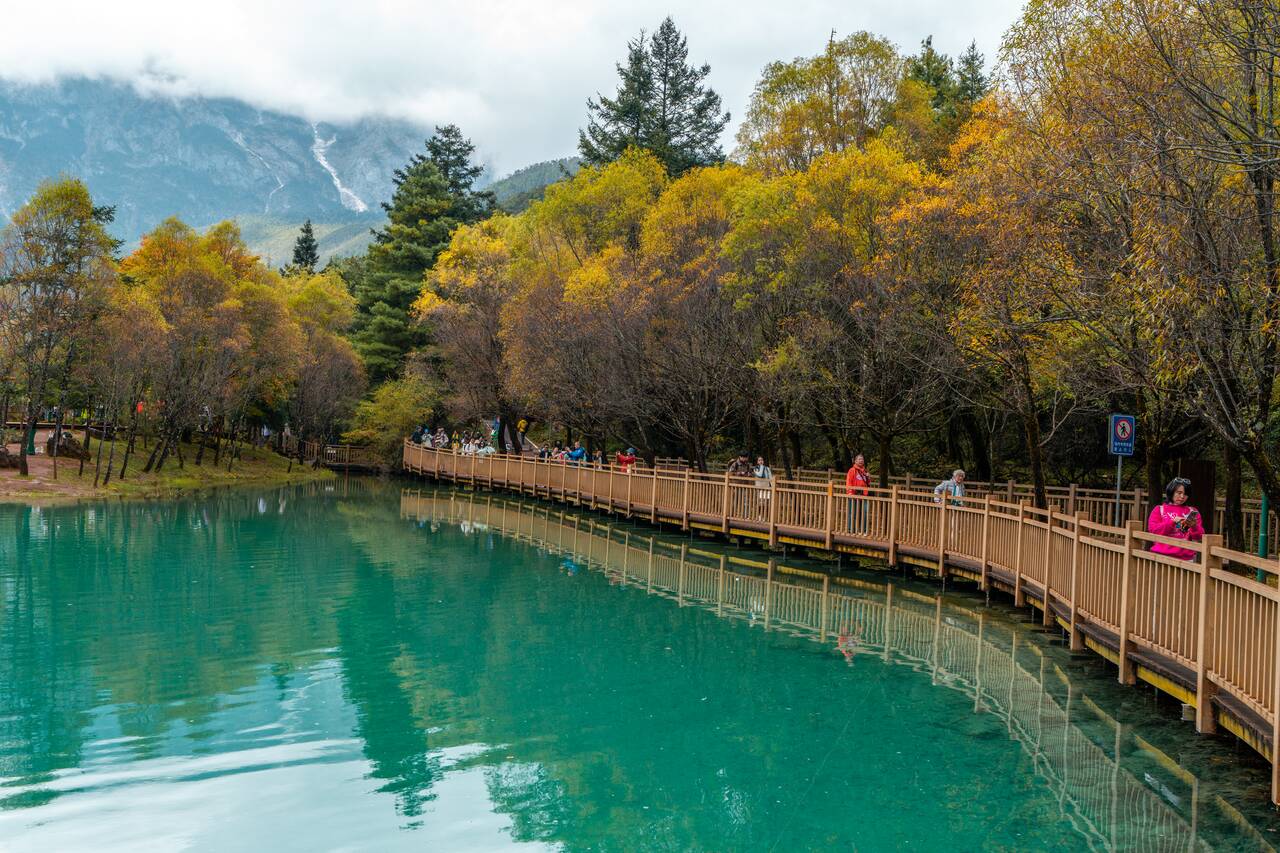 The trails along Blue Moon Valley