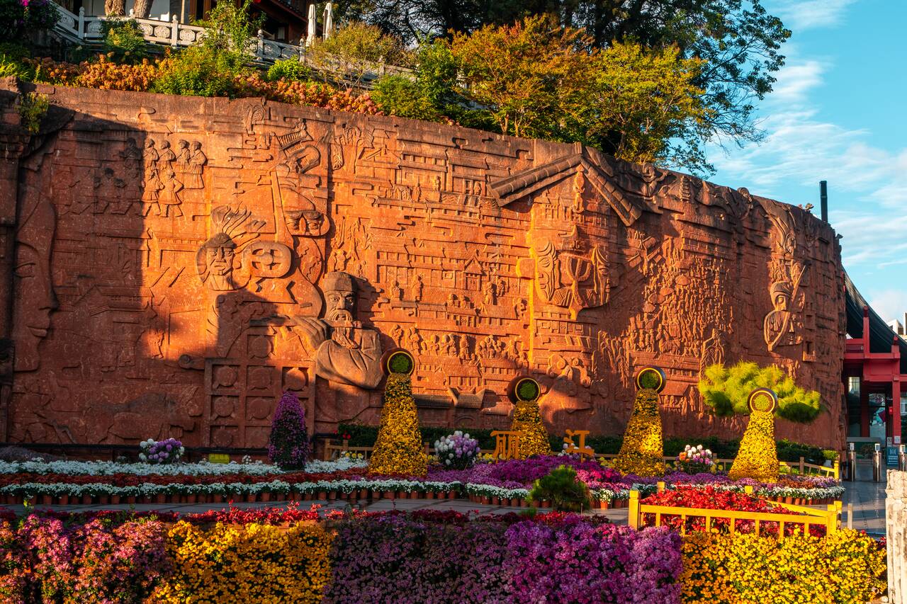 Murals at Old Town Waterwheel