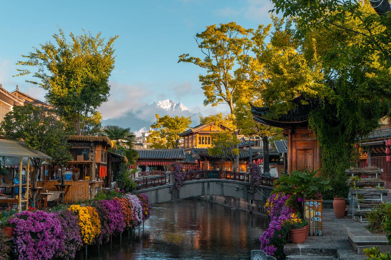 The river at Old Town Waterwheel