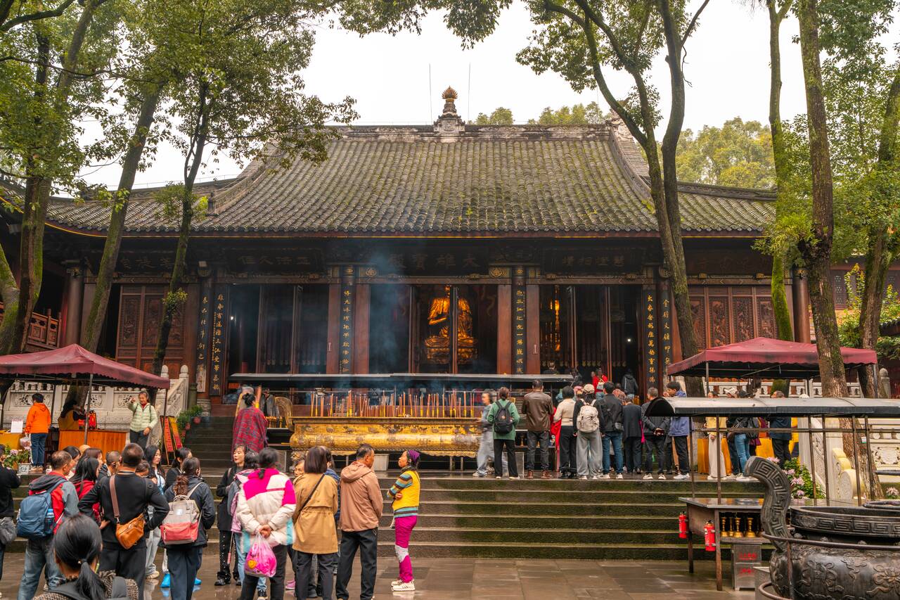 A temple in Leshan