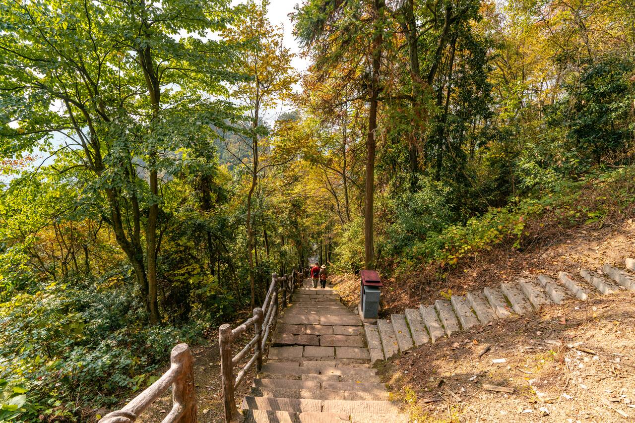 Stairs down Zhangjiajie