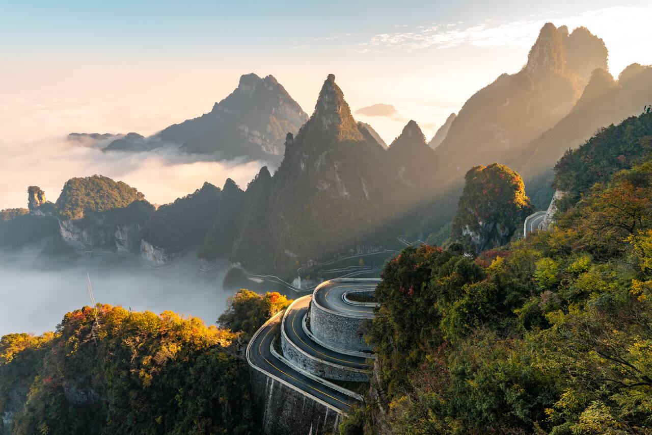 Sunrise at 99 Bends Road