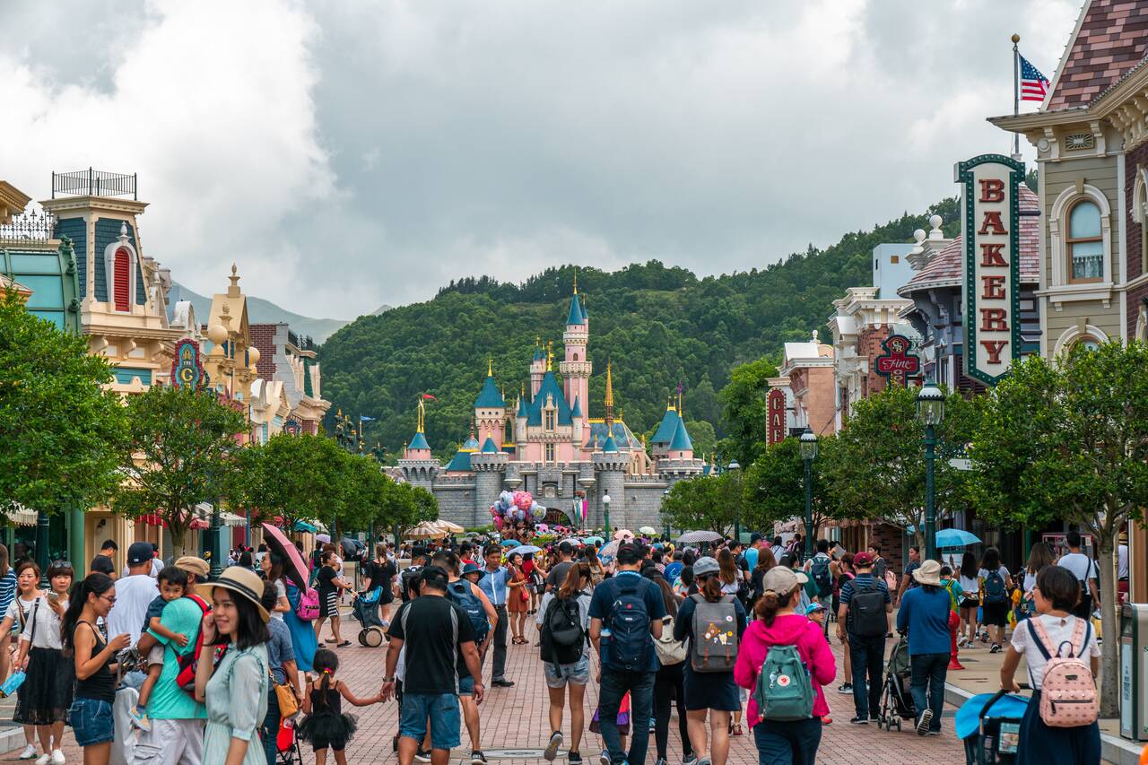 The Castle at Hong Kong Disneyland
