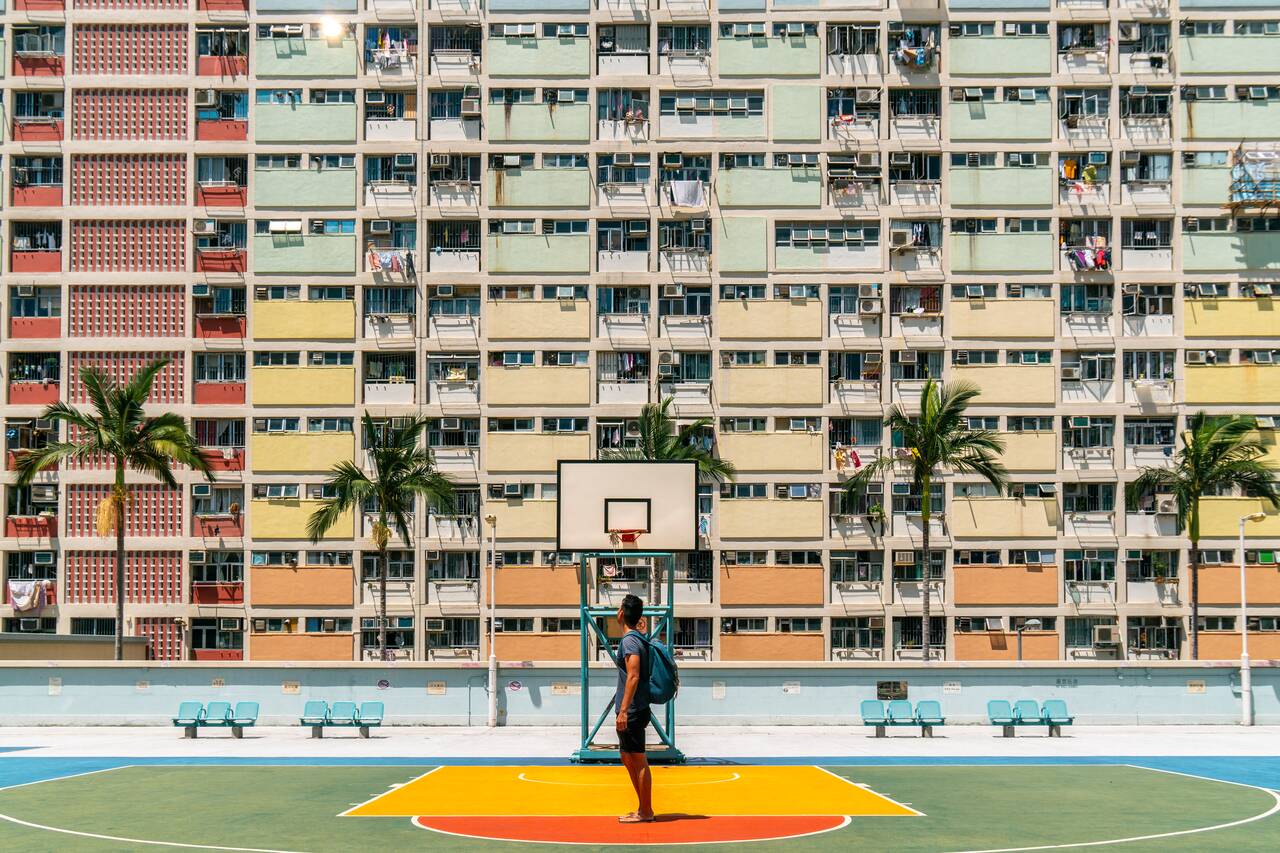 Me standing in front of Choi Hung Estate