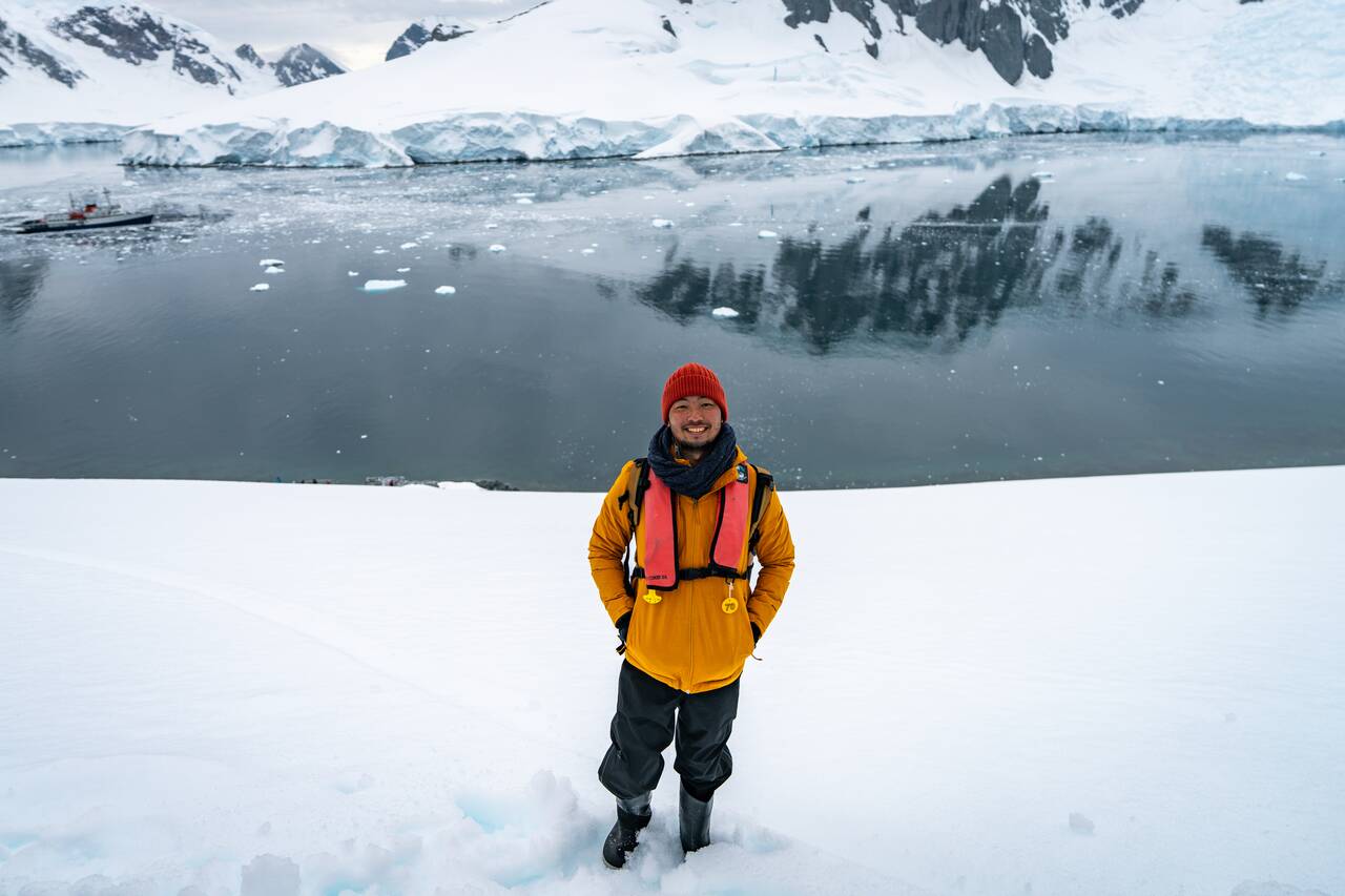 Me standing on Antarctica Continent