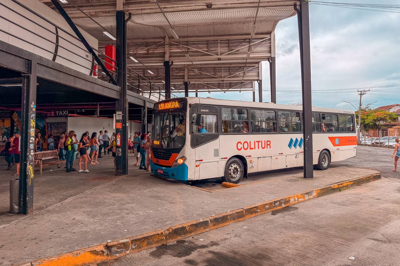 Bus terminal in Paraty