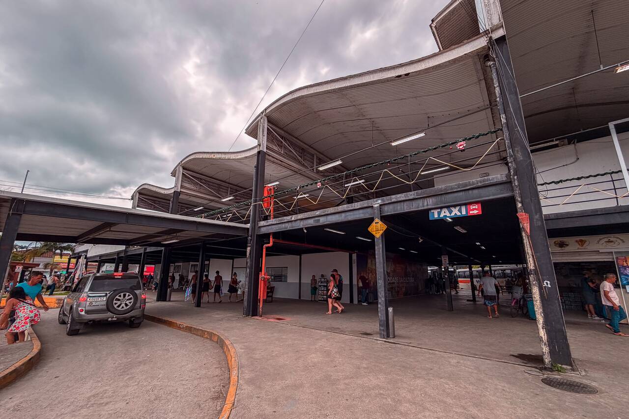 Bus terminal in Paraty