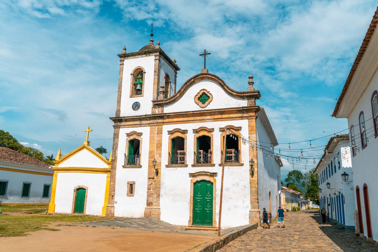 The main church in Paraty