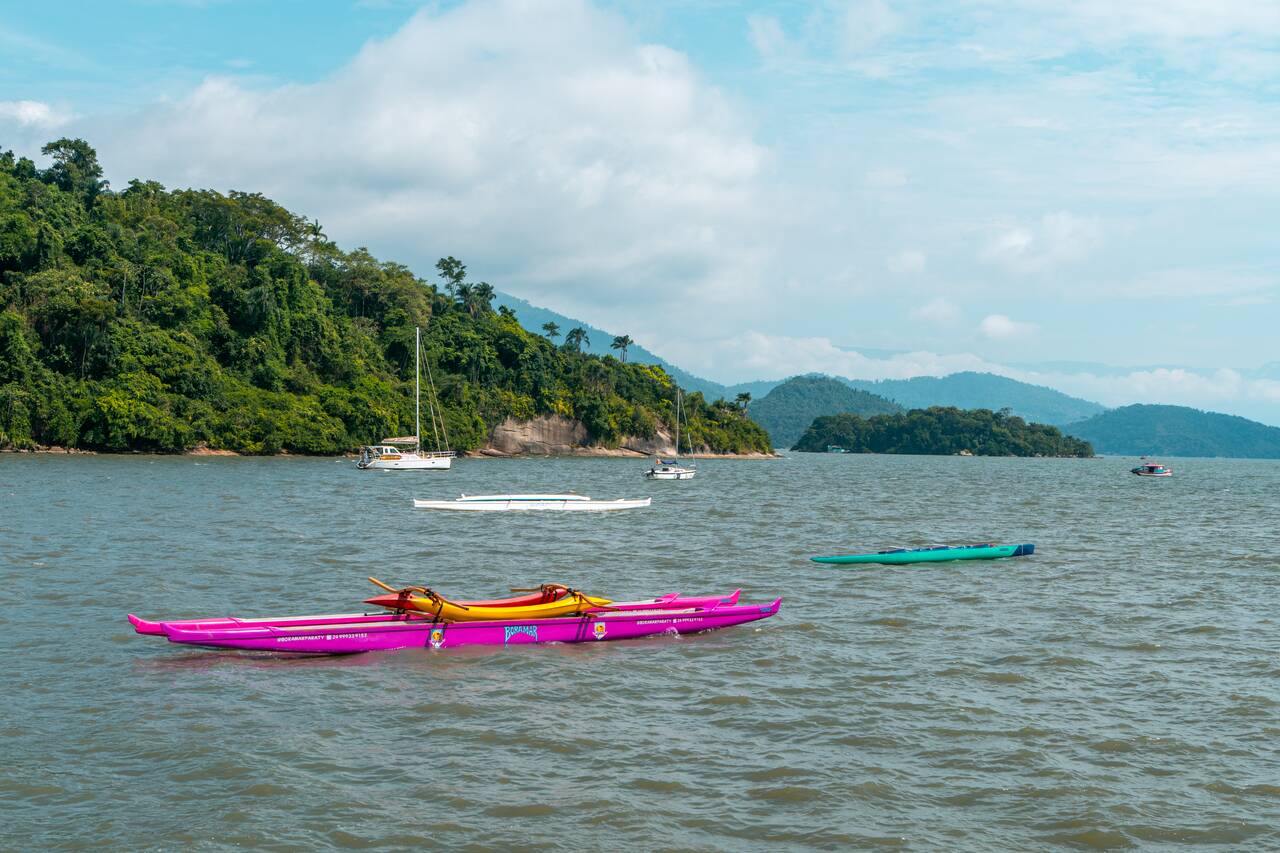 A kayak in Paraty