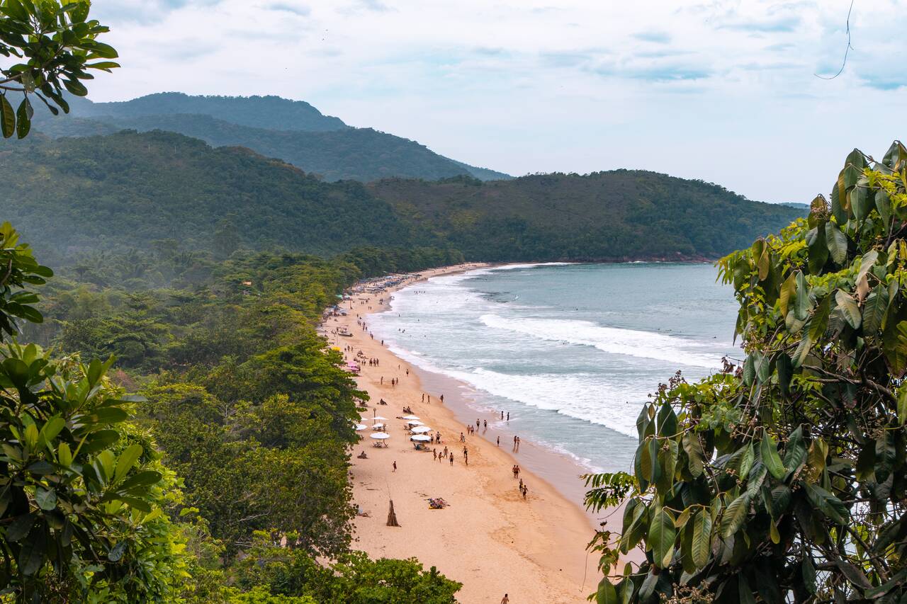 View from the hike of Praia do Sono