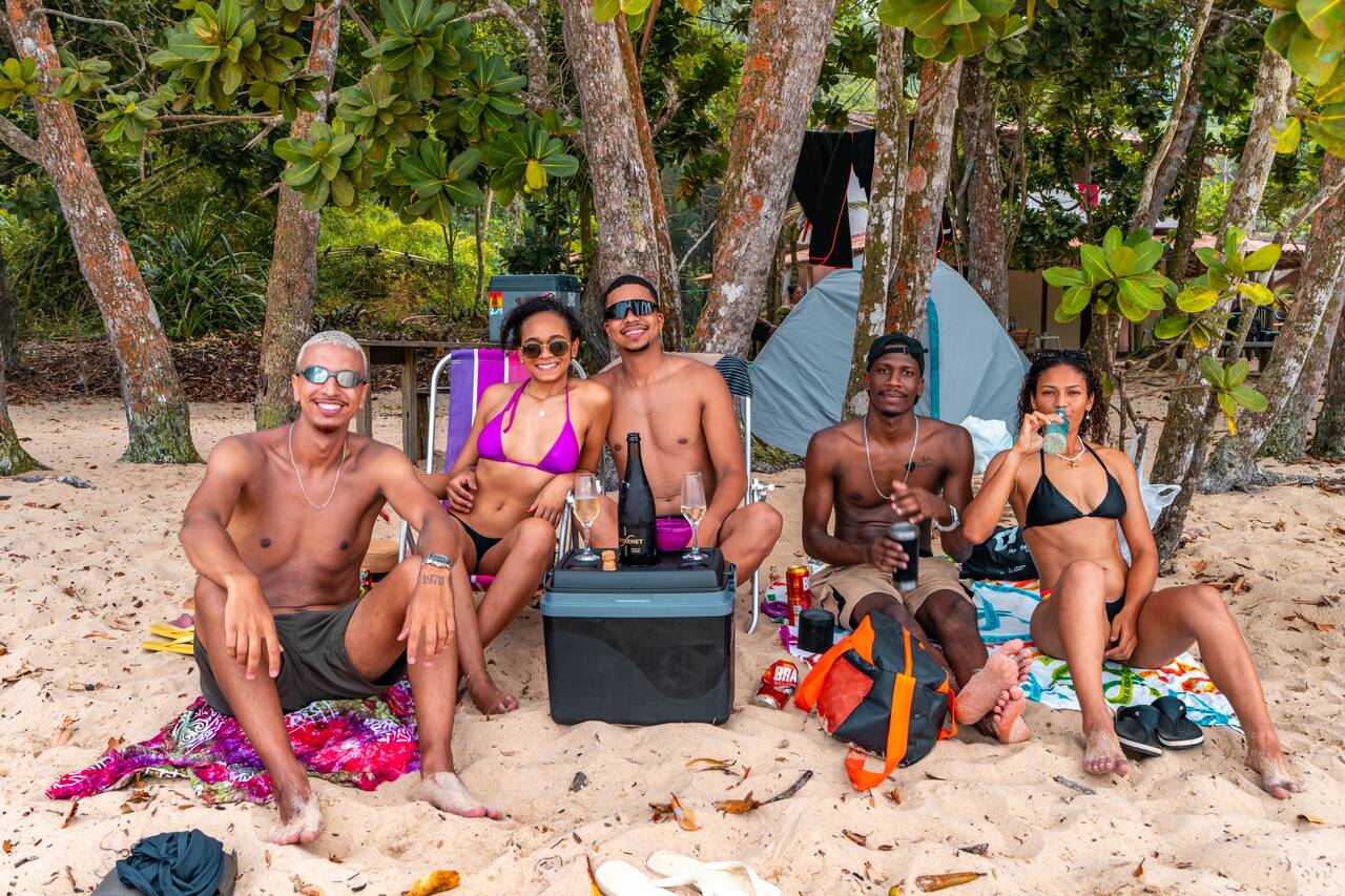 Friendly local people I met in Paraty