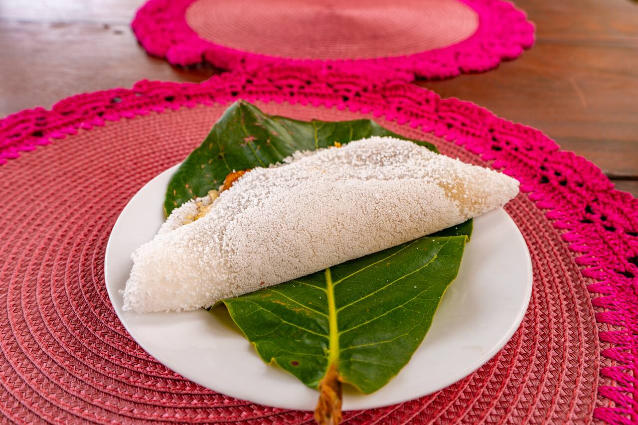 A local food I had at the beach in Paraty