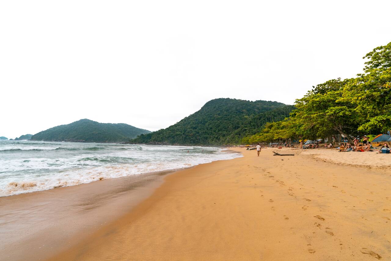 The empty Praia do Sono