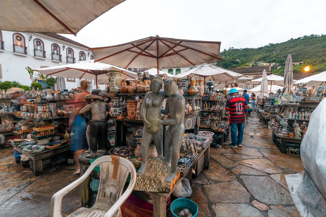 Things sold at Feira de Artesanato de Ouro Preto