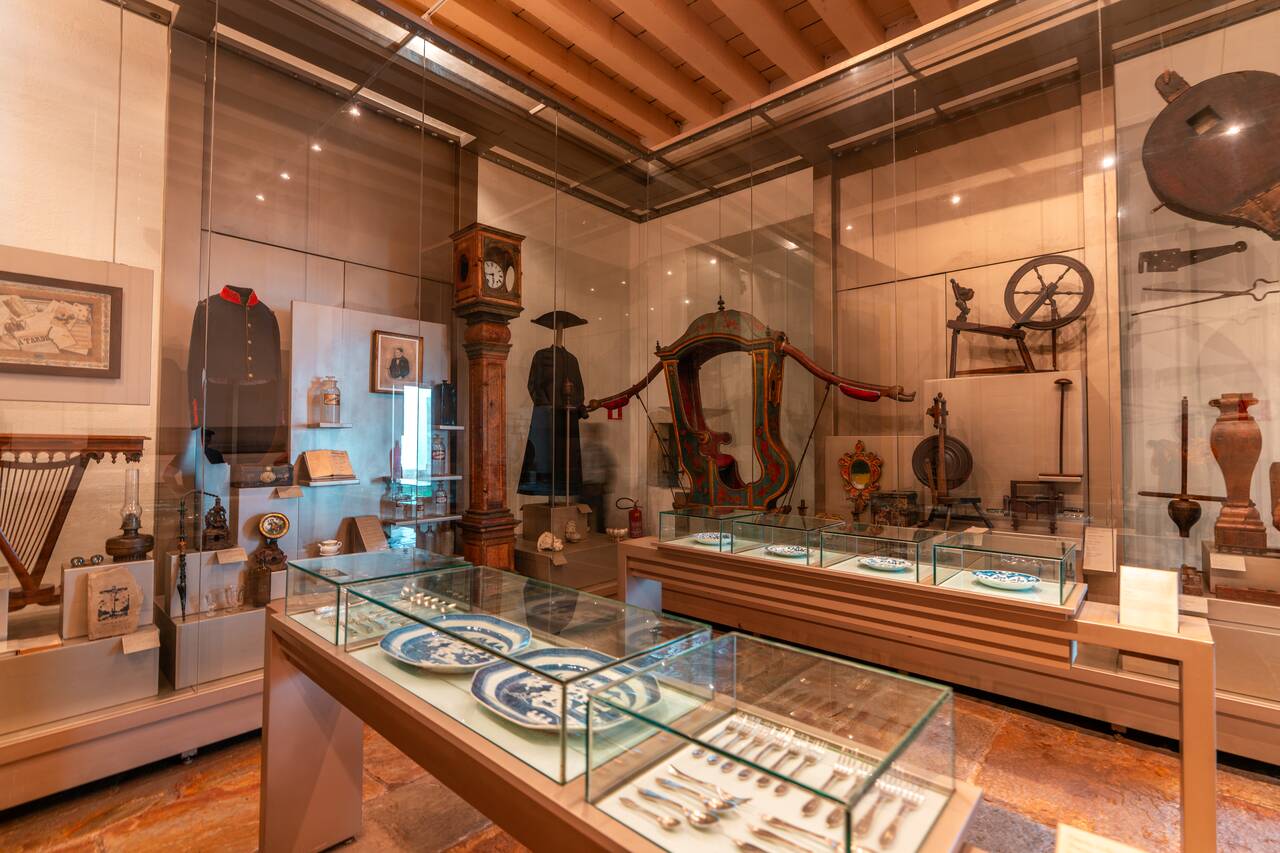 Artifacts inside Museu da Inconfidência