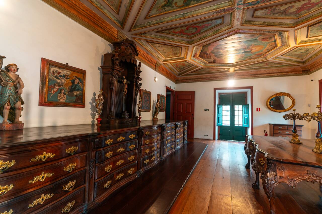 The museum inside Basílica Nossa Senhora do Pilar