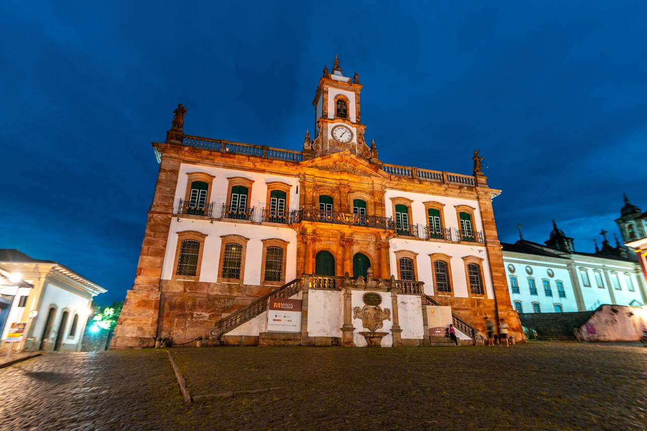 The exterior of Museu da Inconfidência