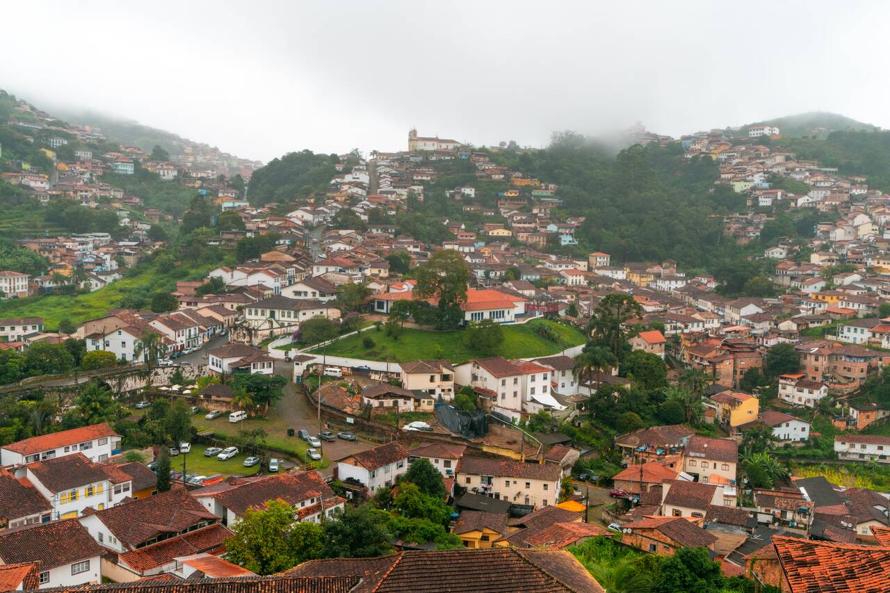 The misty view from Nossa Senhora das Merces