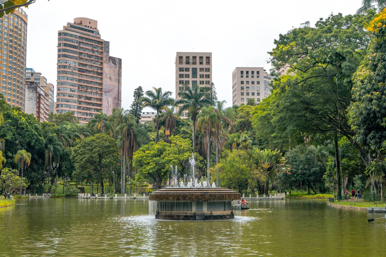 The city view from Américo Renné Giannetti City Park