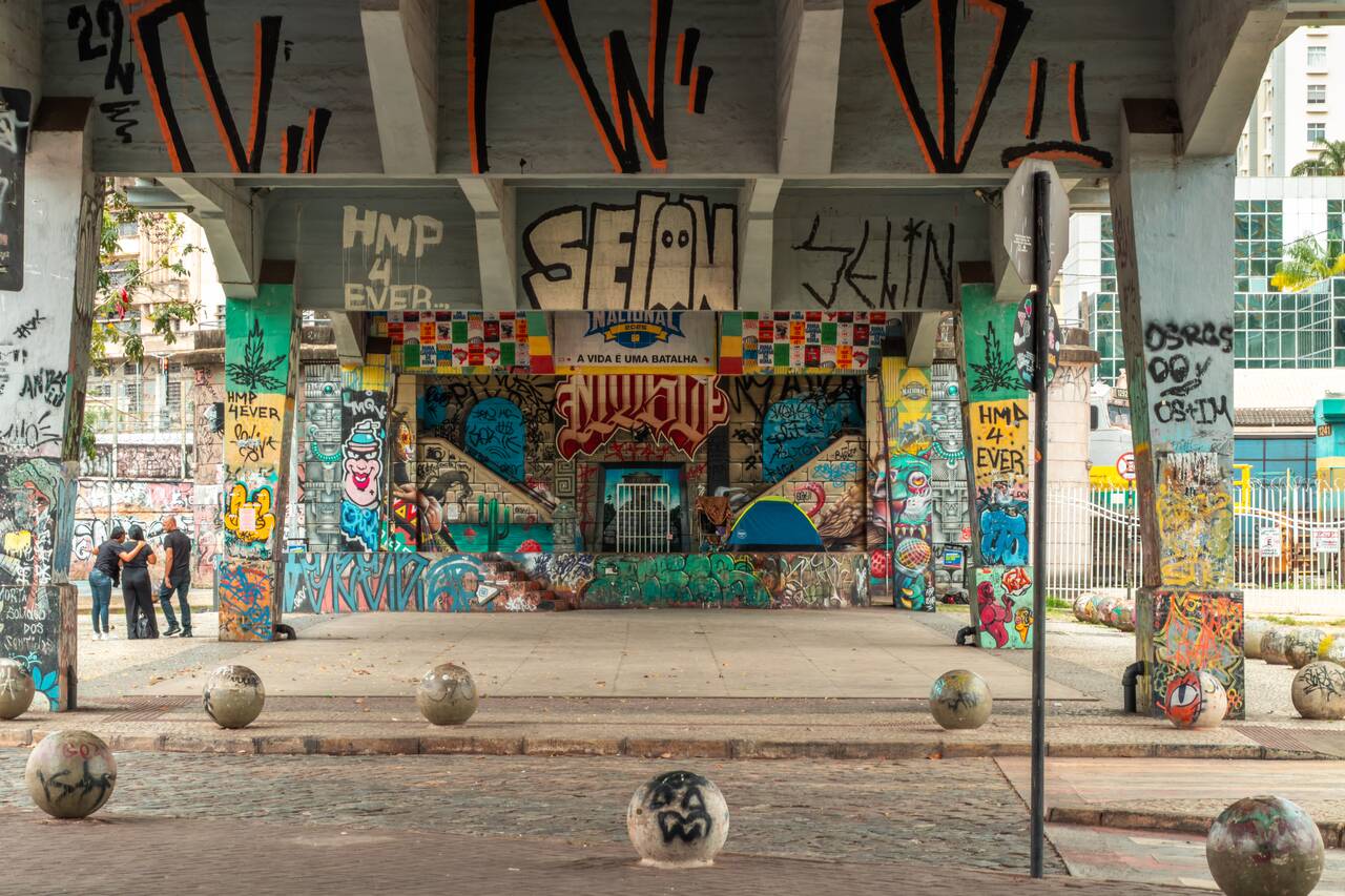 Graffiti next to Arts and Crafts Museum