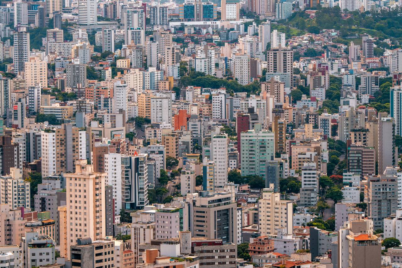Skyscrapers seen from Mirante do Mangabeiras