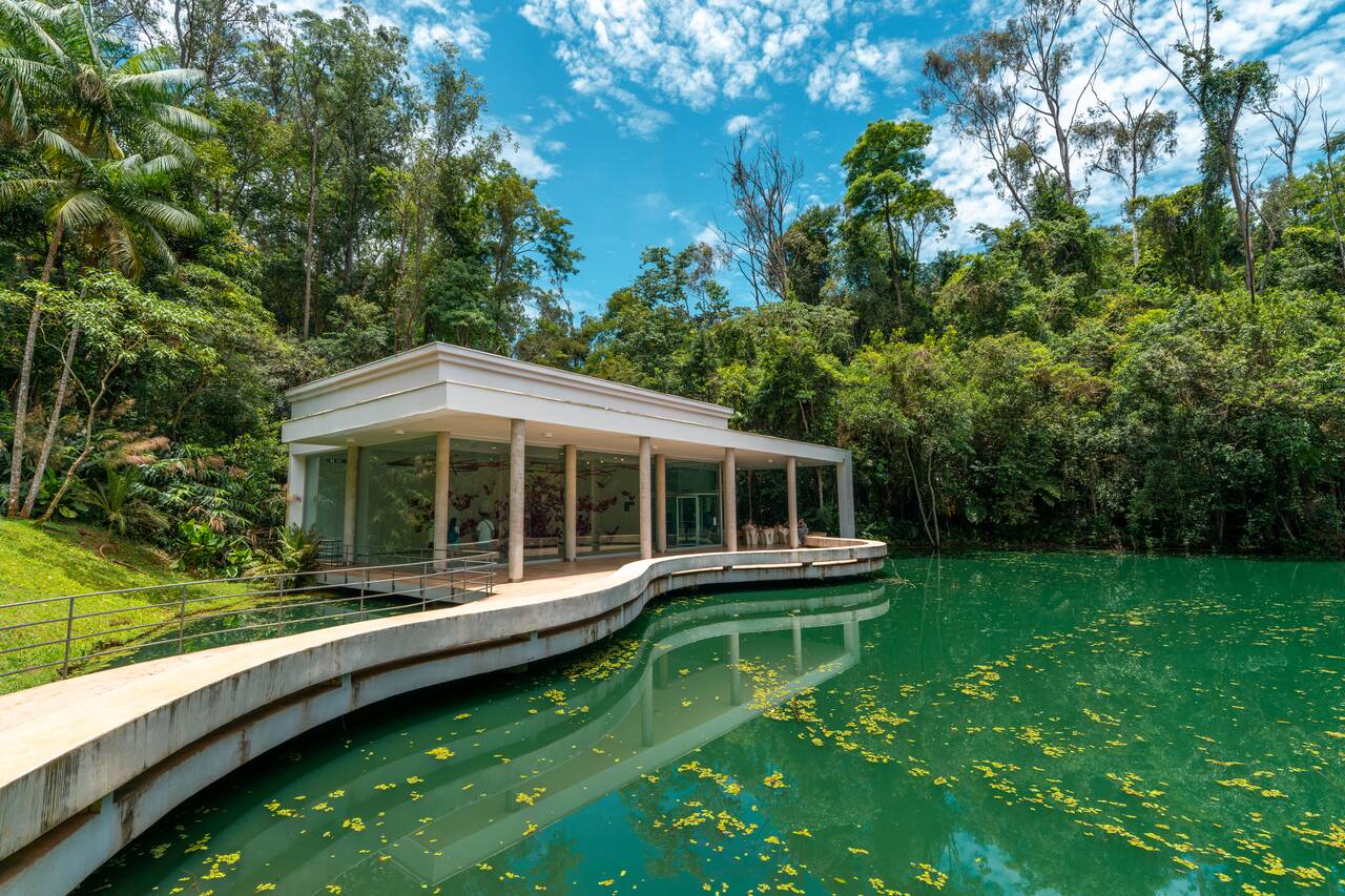 True Rouge Gallery by a lake