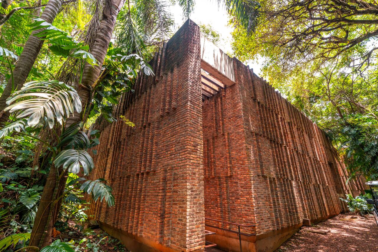 Beautiful exterior of Claudia Andujar Gallery