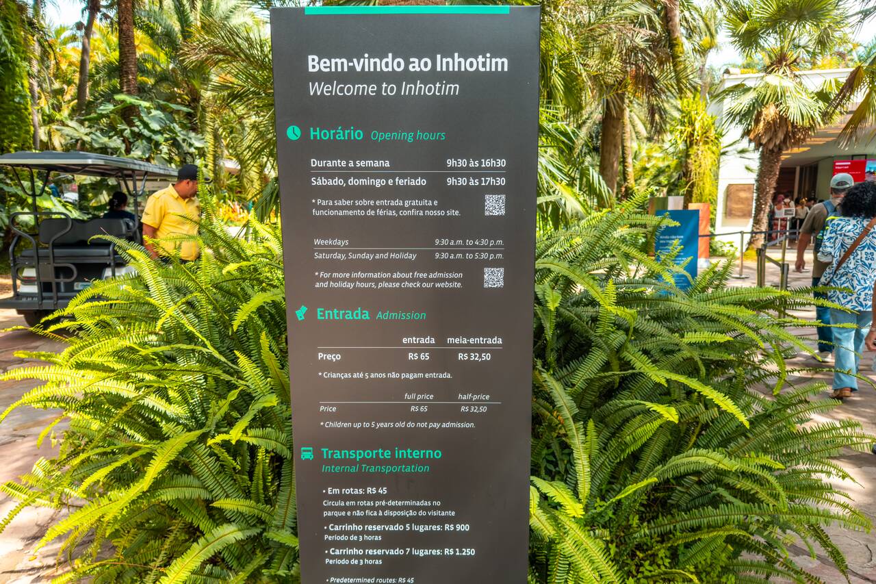 Opening hours and ticket prices at Inhotim