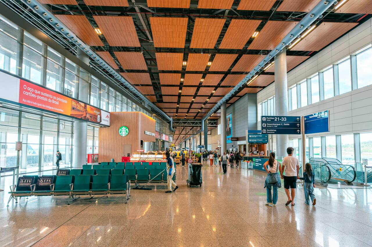 The airport in Belo Horizonte