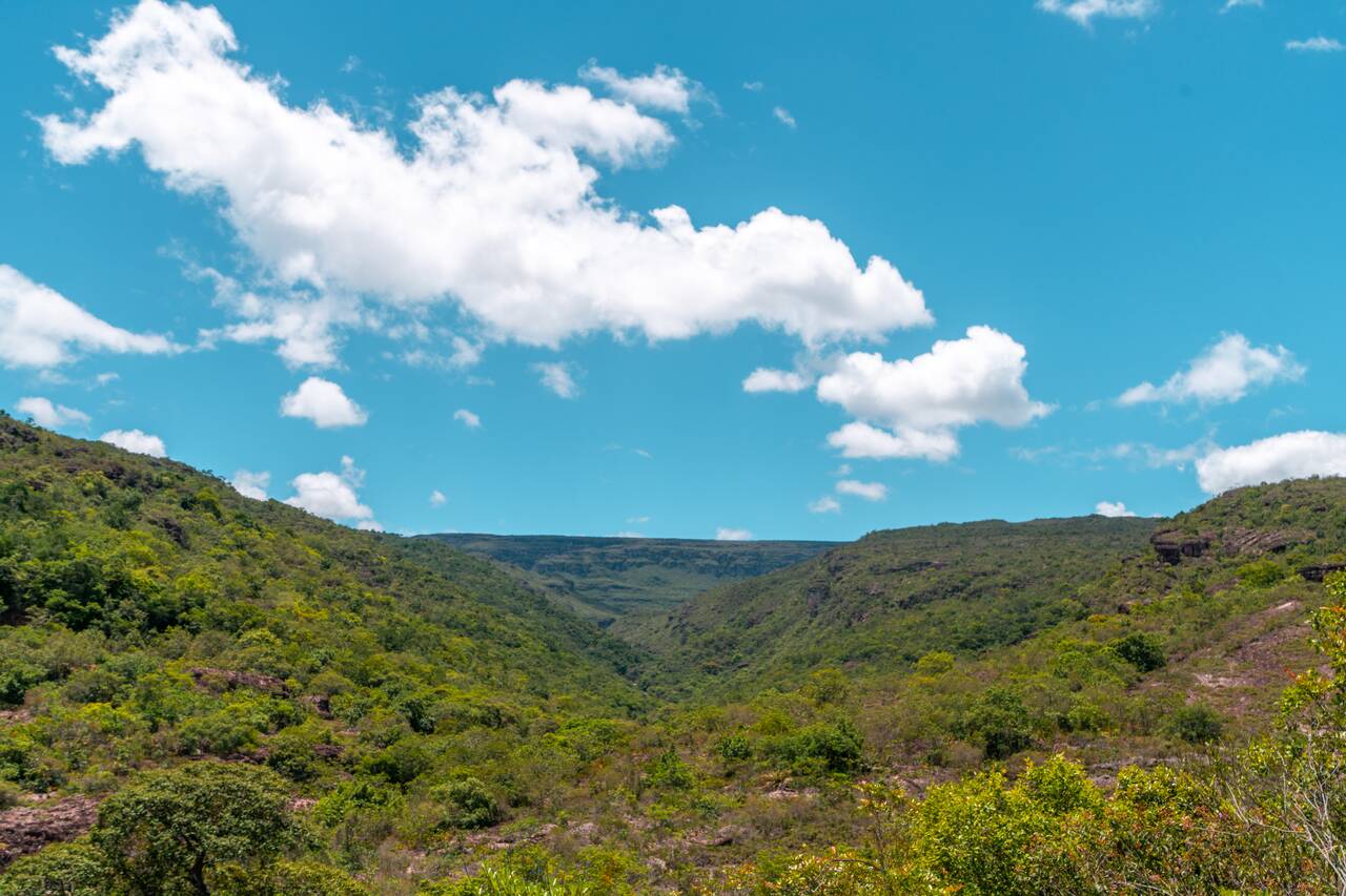The landscape near Vale do Pati