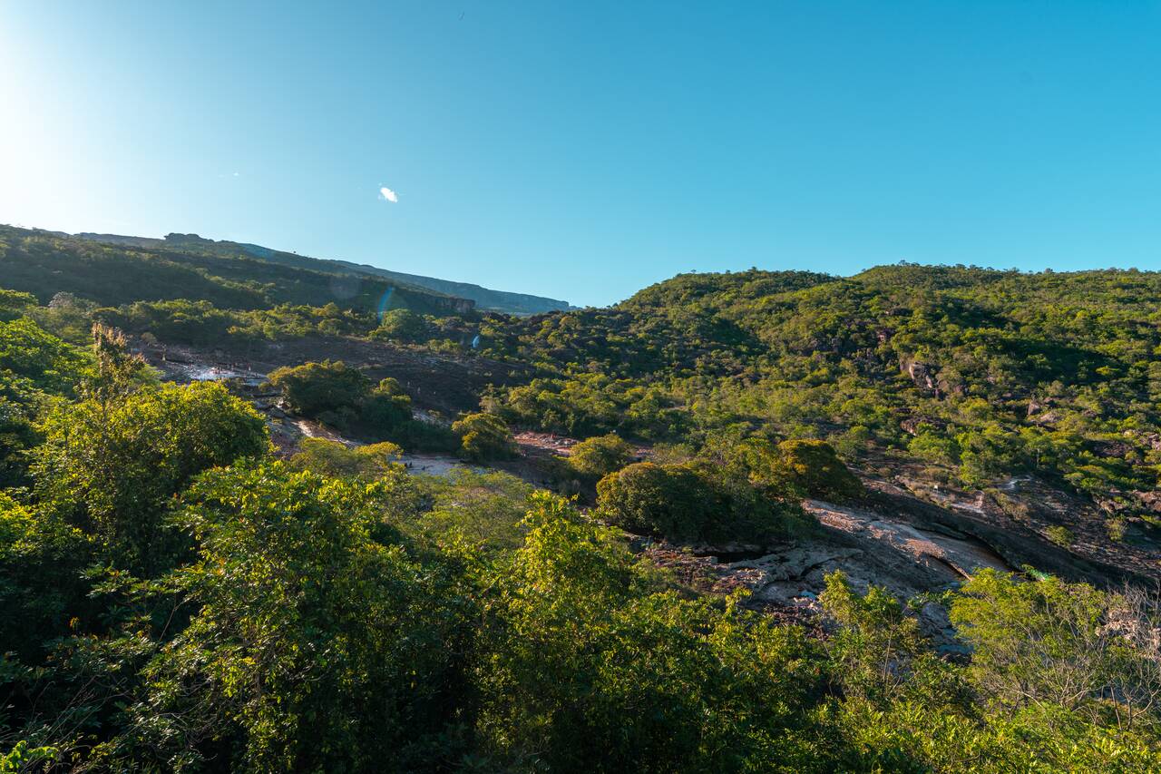 Scenery in Piscinas Naturais do Serrano