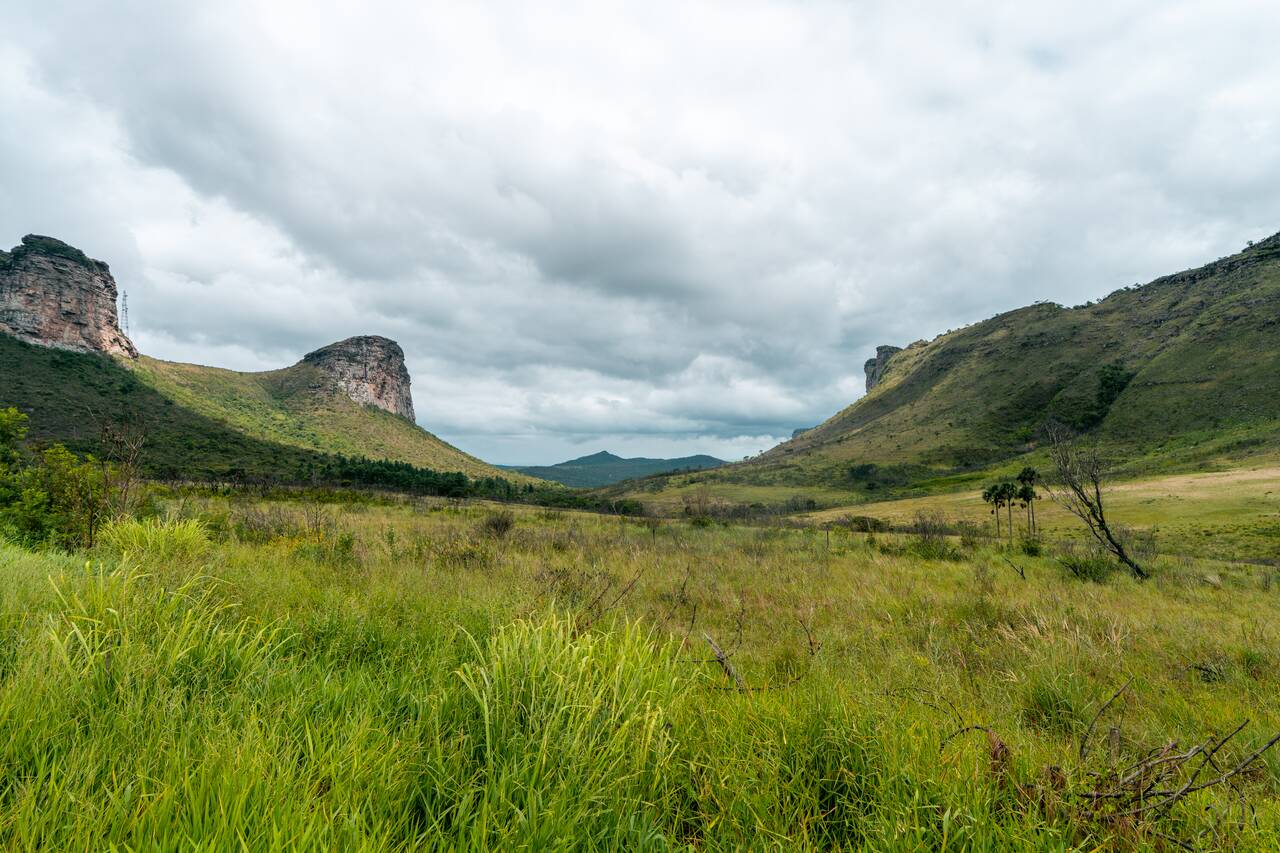 The valleys in Chapada Diamantina