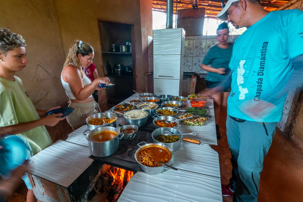 Homemade food in Chapada Diamantina