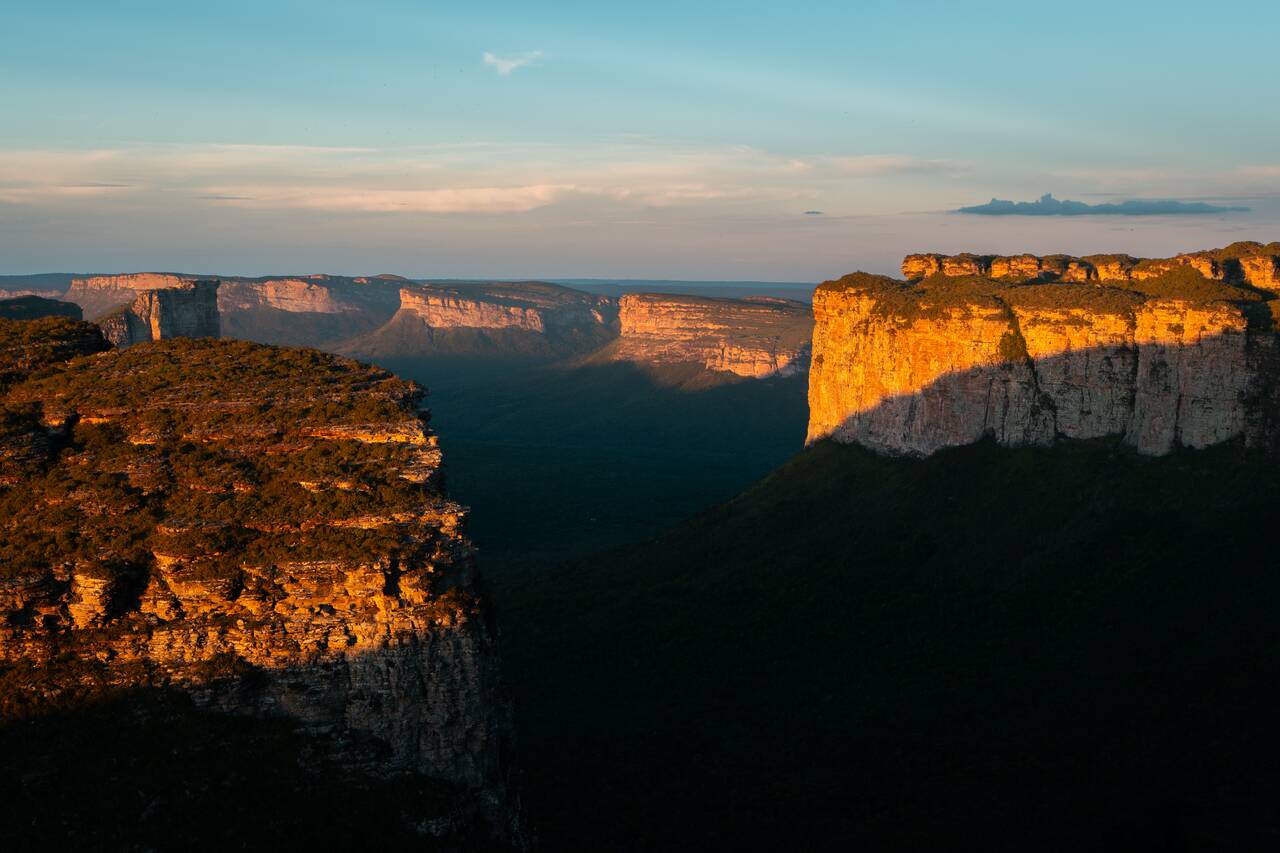 The sunset view at Morro do Pai Inácio