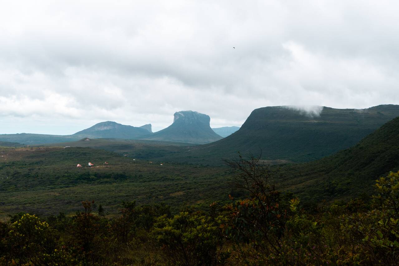 The view from the trail to Cachoeira da Fumaça