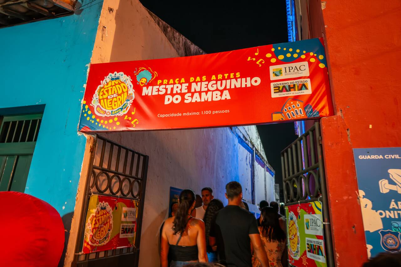 The way to Praça das Artes