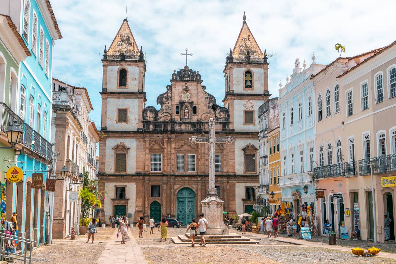 Church and Convent of São Francisco seen from afar