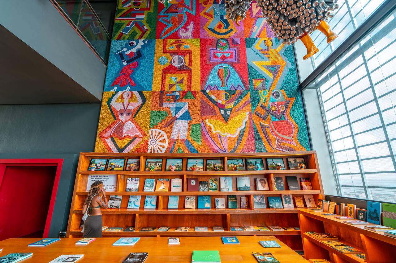 The interior of Casa do Carnaval da Bahia