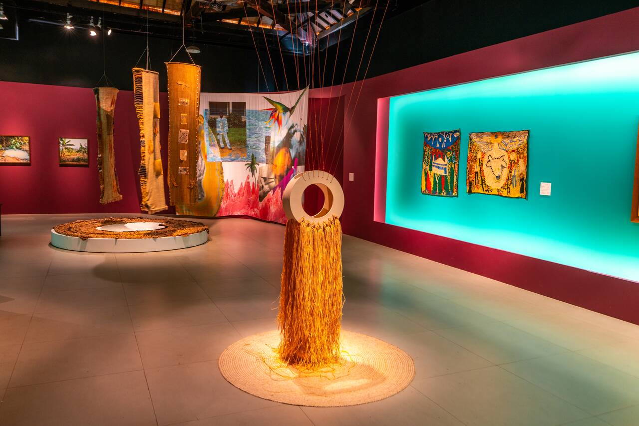 Art exhibition at Cultural Afro Brazilian Museum