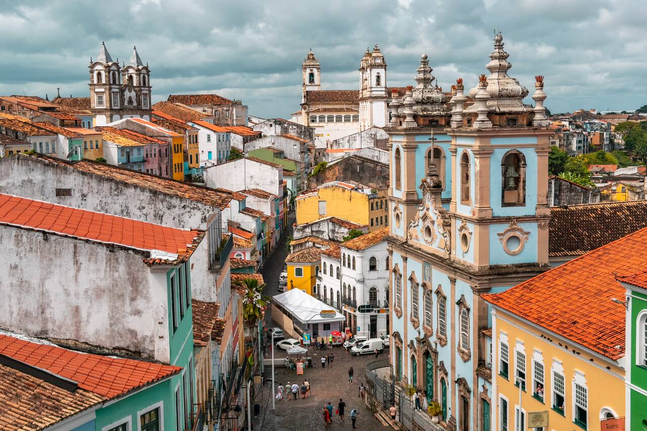 The view of Salvador from Foundation Casa de Jorge Amado