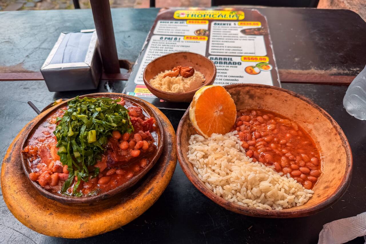 Feijoada i tried at Restaurante Tropicália