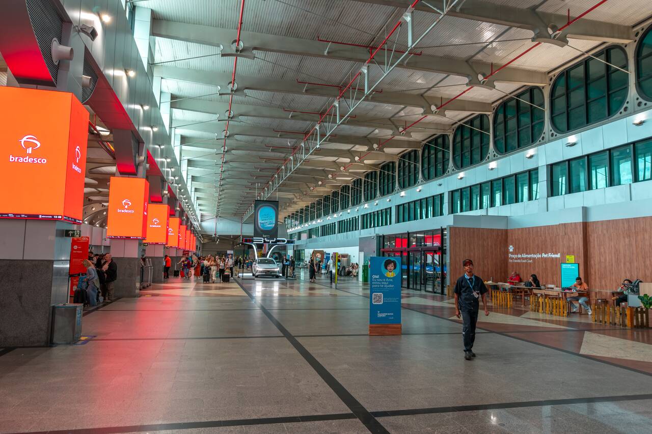Airport terminal in Salvador